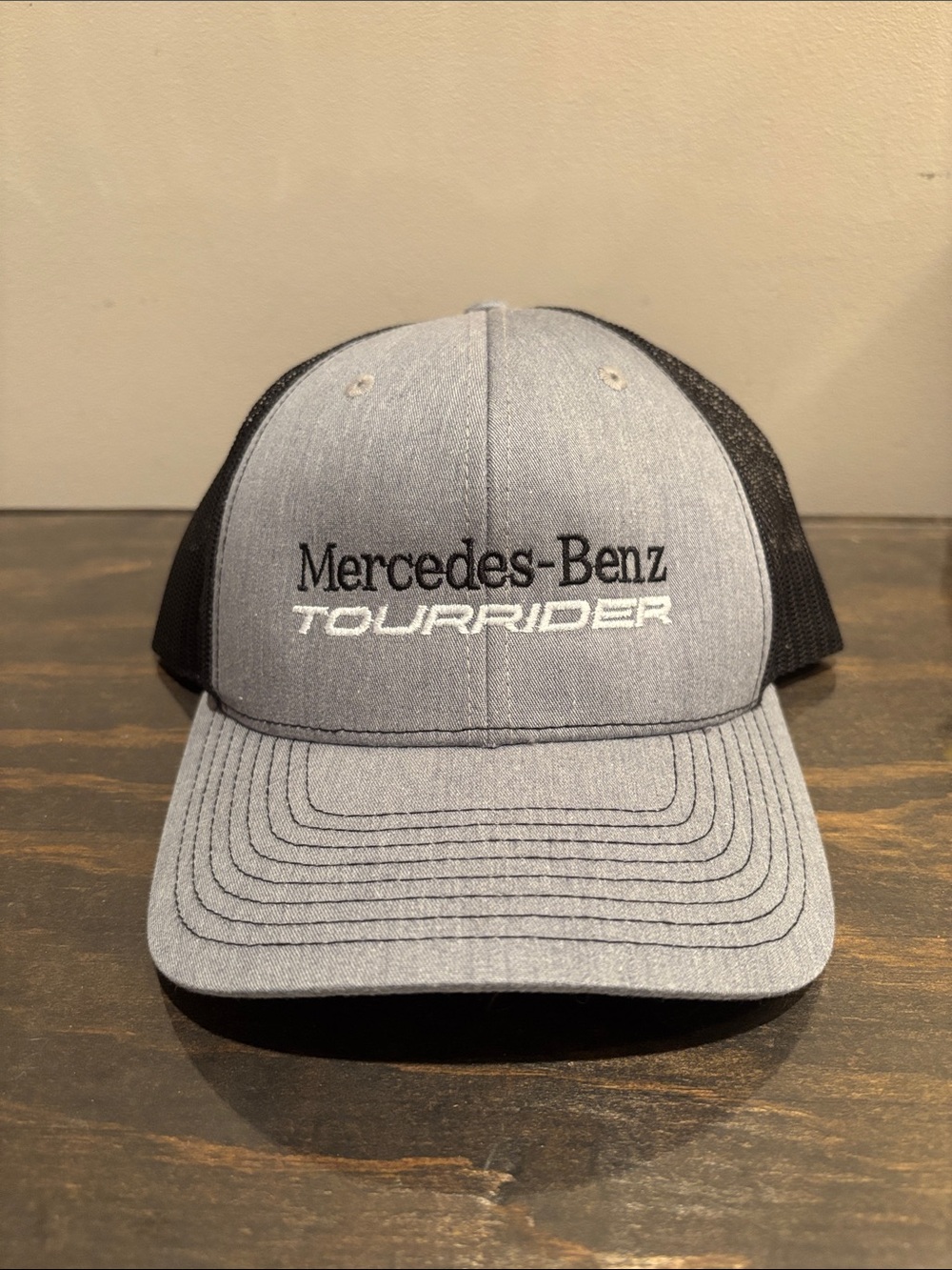 Mercedes-Benz Tourrider Gray & Black Trucker Hat